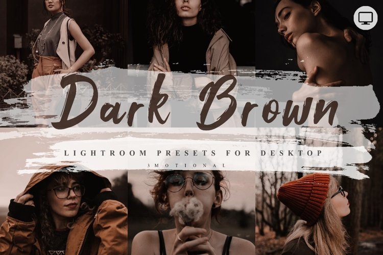5 Dark Brown Lightroom Presets example image 1