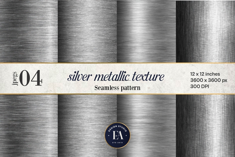 Shiny Silver Texture Image 10