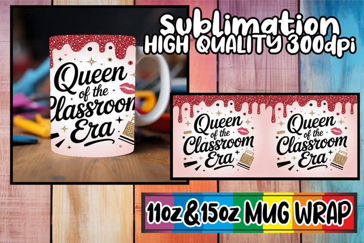 Blissful memories 11oz 15oz mug wrap, Teacher example image 1