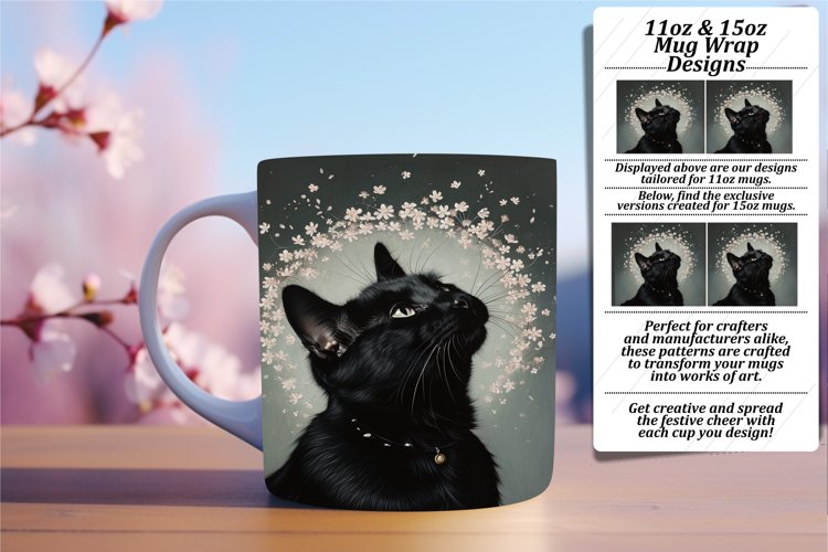 Spring Fling with Enchanting Cat Mug Wraps