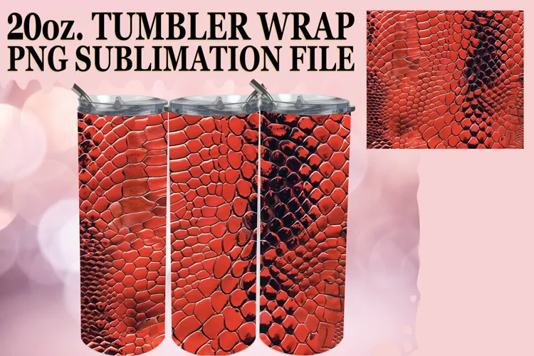 Puff Quilted Pattern Tumbler Sublimation