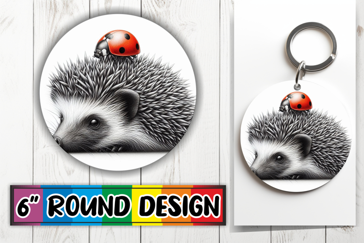 Luminous Circle Ornaments Sublimation, Cute Animals