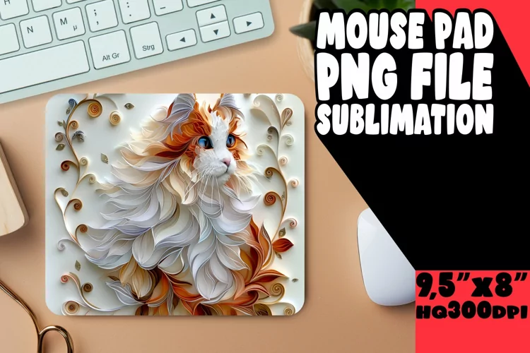 Cat Magic 3D Mouse Pad - Cat Lover