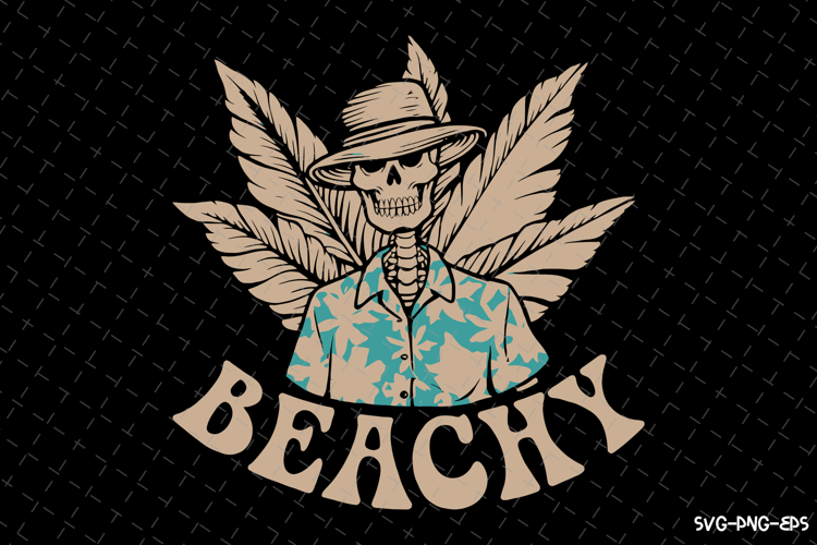 Beachy SVG Design | Summer | SVG Cut files example image 1