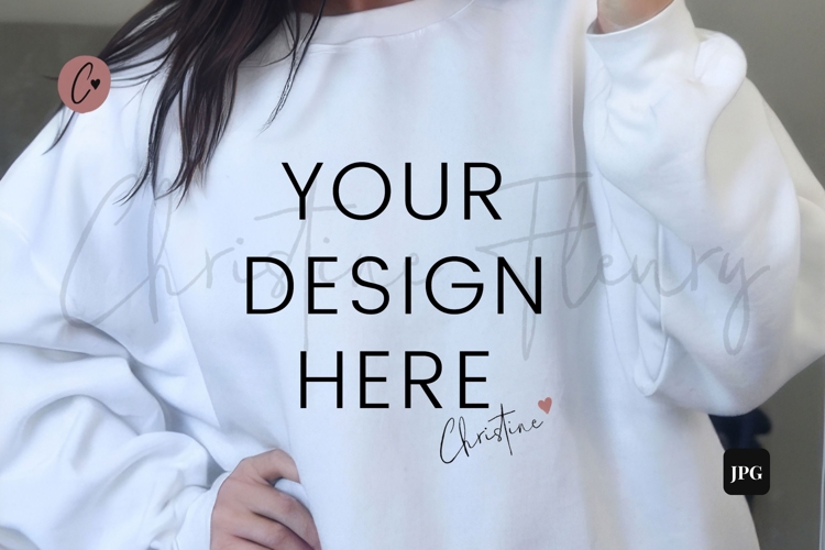 4th Of July Sweatshirt Model Mockup