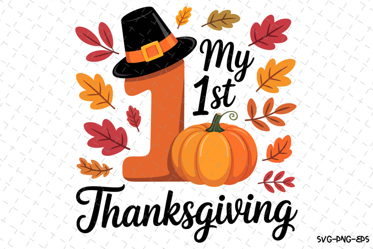 1st Thanksgiving Svg Image 12
