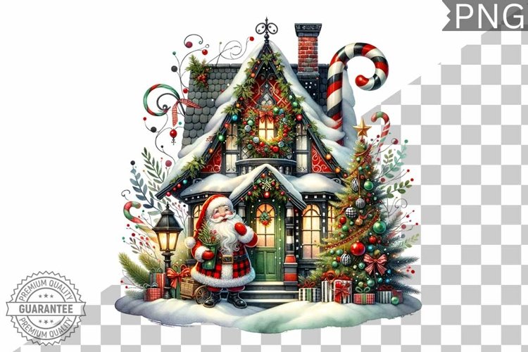 Santa Christmas Clipart Image 24