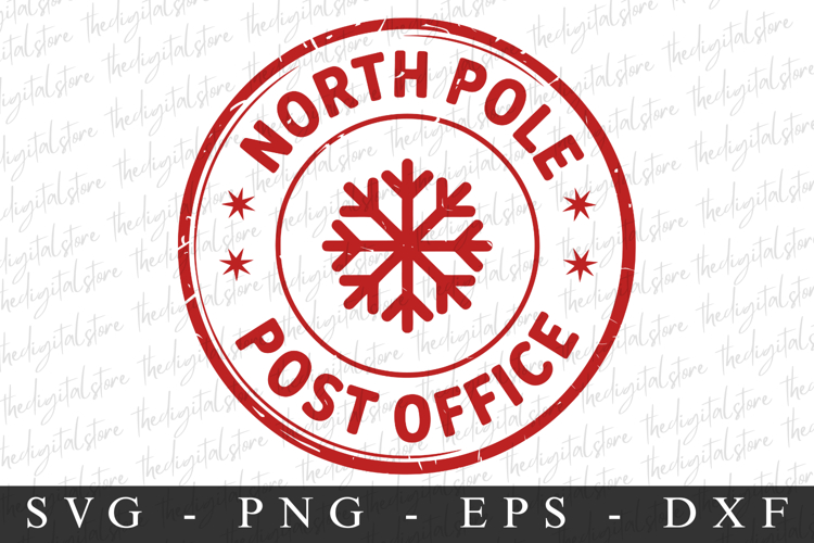 North Pole Post Office Svg | Christmas svg
