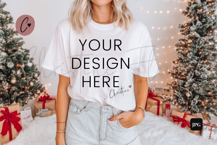 White Fall Shirt Mockup