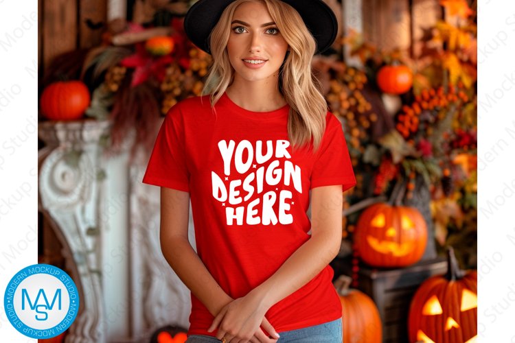 White Tshirt Mockup Image 11
