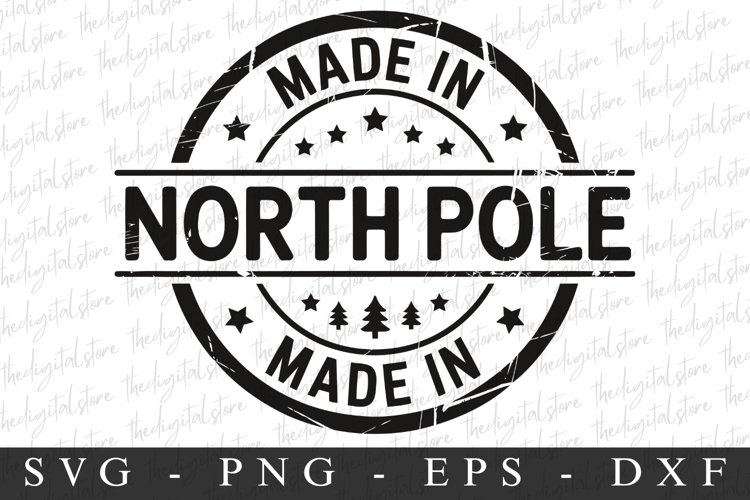 Made In North Pole Svg | Christmas svg