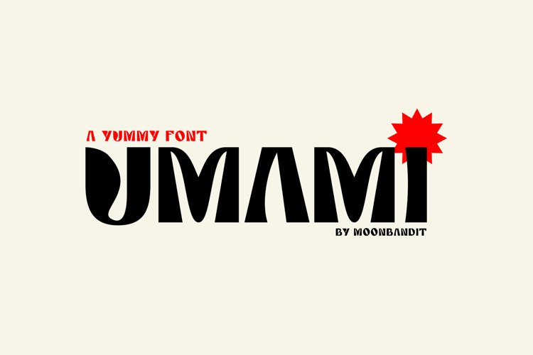 Umami - A Delicious typeface example image 1