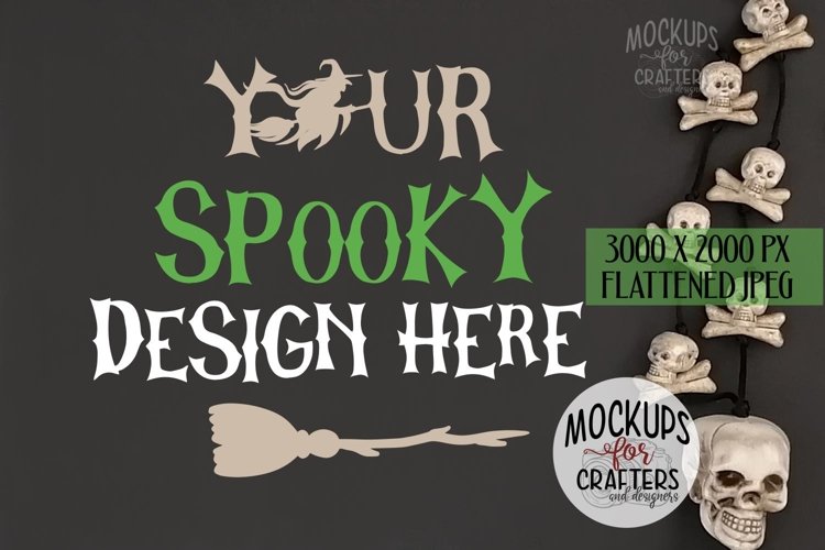 Styled Background, chalkboard, Halloween theme example image 1