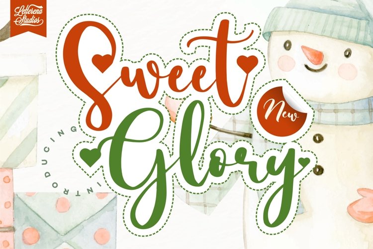 Sweet Glory - Beautiful Script Font example image 1