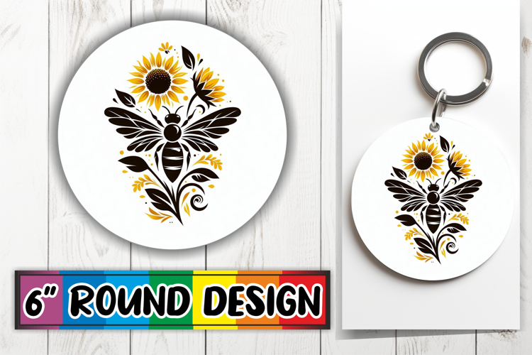 Cozy Circle Designs for Cars, Flower Animals