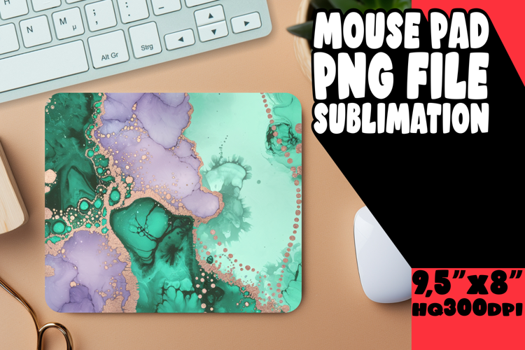 Playful DESK mat Fun Sublimation, Abstract Pattern