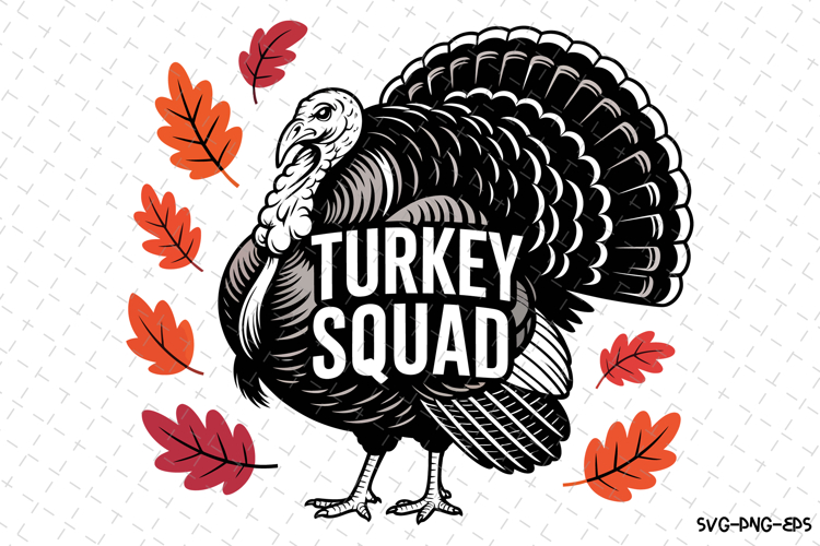 Turkey Squad Svg | Halloween Svg | Svg Cut Files