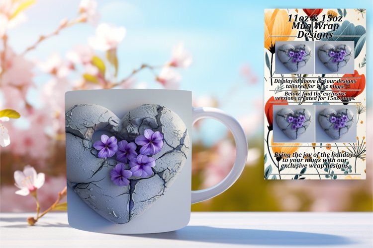 Springtime Joy: 3D Mug Wrap Art example image 1