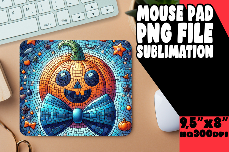 RADIANT MOUSE PAD ARTISTIC STYLE, Cute Pumpkin