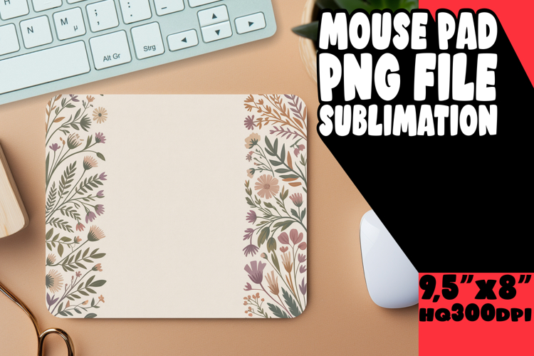 VIBRANT mouse MAT Innovative Design, Flowers