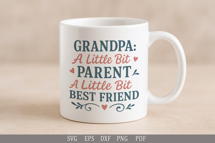 Funny SVG Grandpa Quote Design for T-Shirts and Gifts