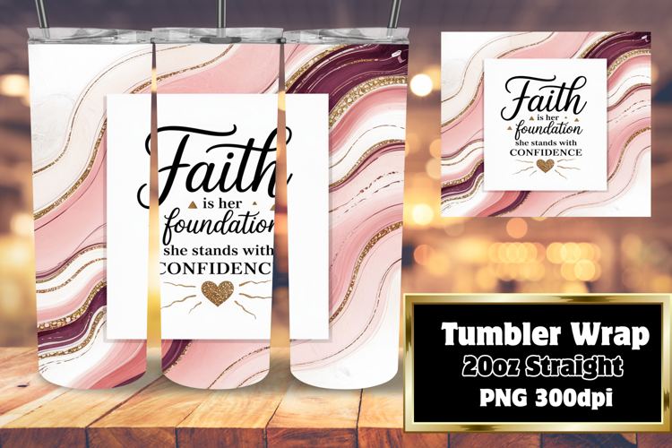 Elegant 20oz Tumbler Design , Religious