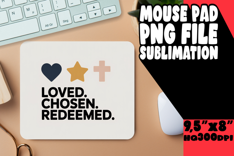 Enchanted Mouse Mat Sublimation, Religious
