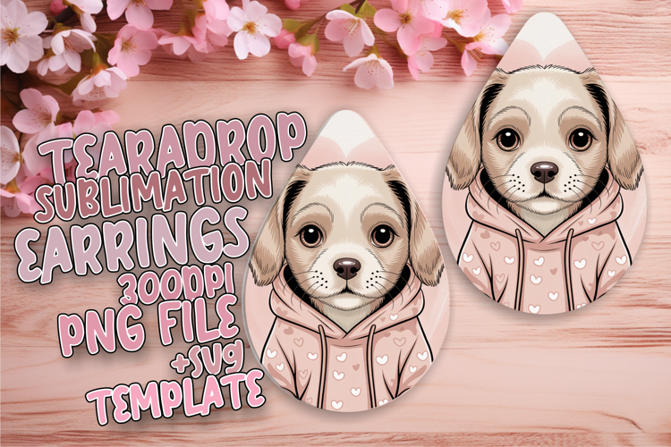 Dynamic Teardrop Design for Sublimation , Valenines Animals