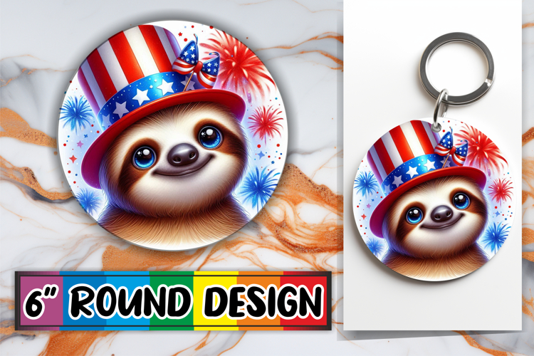 Sublimation Car Coaster Magic, USA Animals