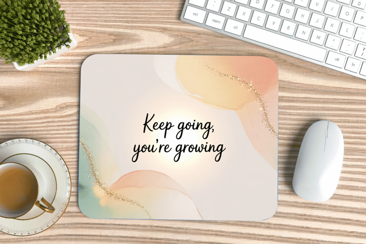 Inspirational Quotes Mouse Pad, Motivational PNG Sublimation