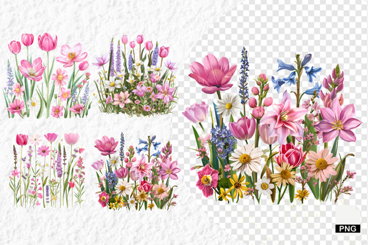 Summer Wildflowers PNG