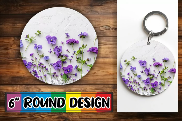 Springtime Bliss - Circle Sublimate Joy Round