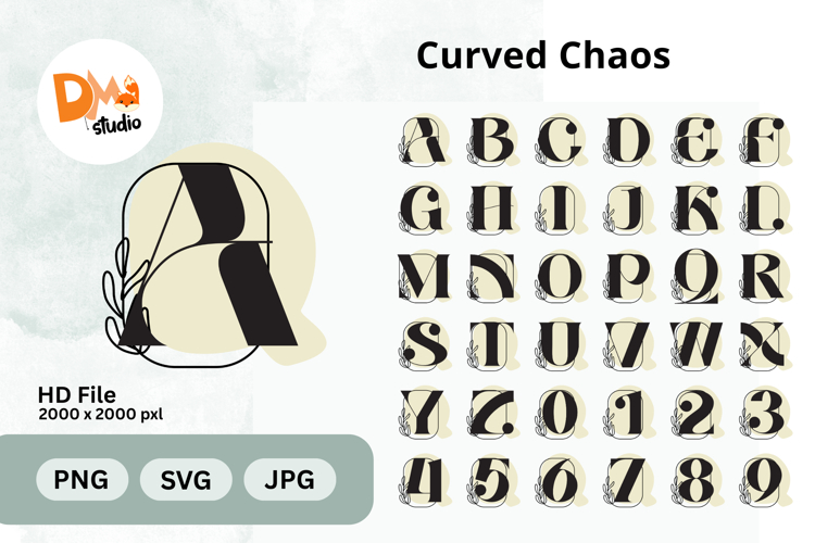Curved Chaos Monogram