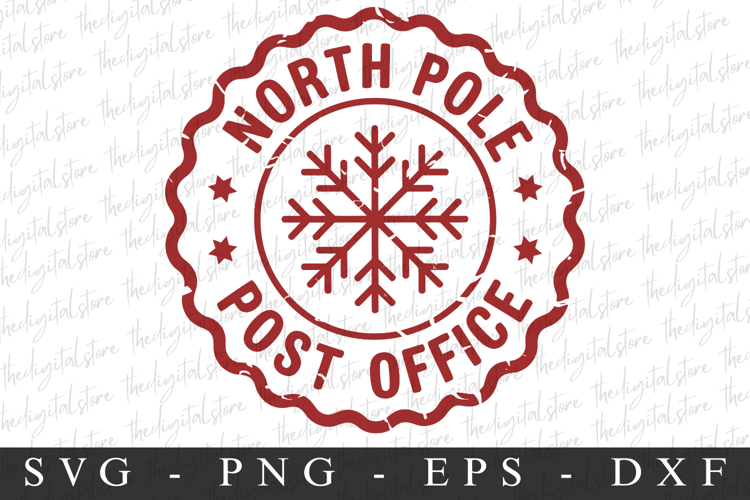 North Pole Post Office Svg | Christmas svg
