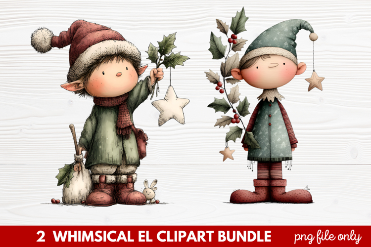 Cute Elf Clipart Image 21