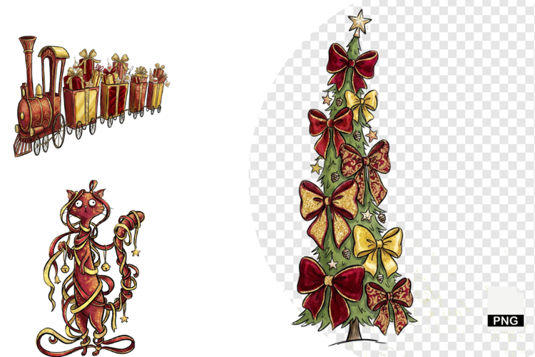 Whimsical Christmas Clipart