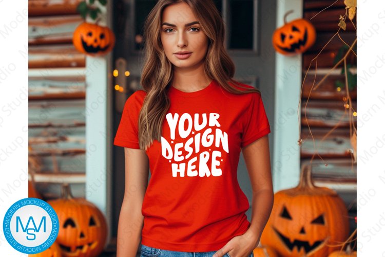 White Tshirt Mockup Image 10