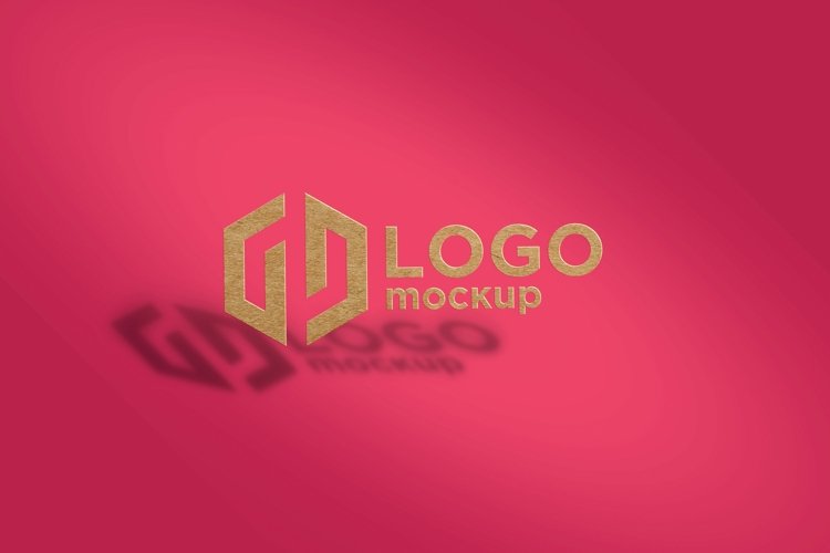 Hard card cutted Logo Mockup Template example image 1