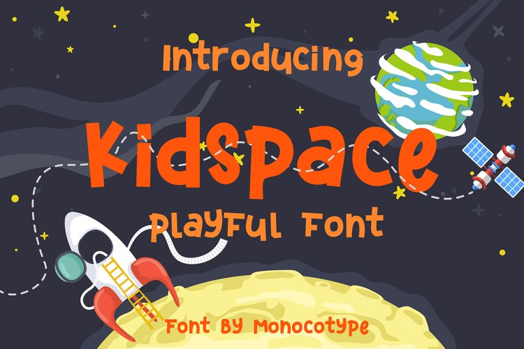 Kidspace - Playful Font example image 1