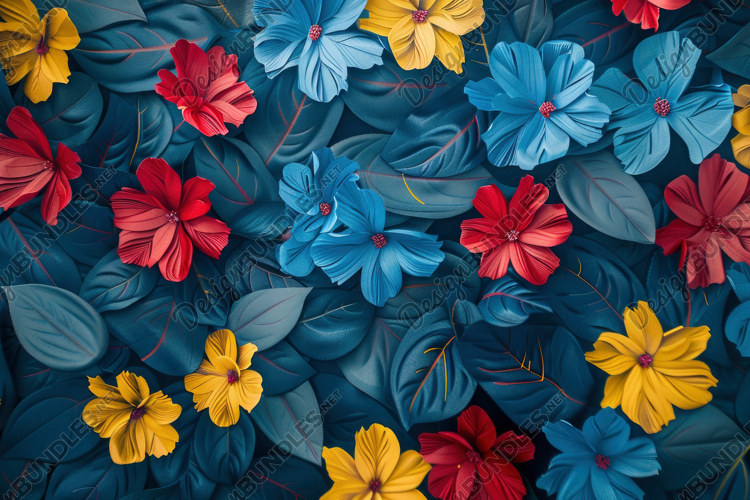 Flowers Texture Image 8