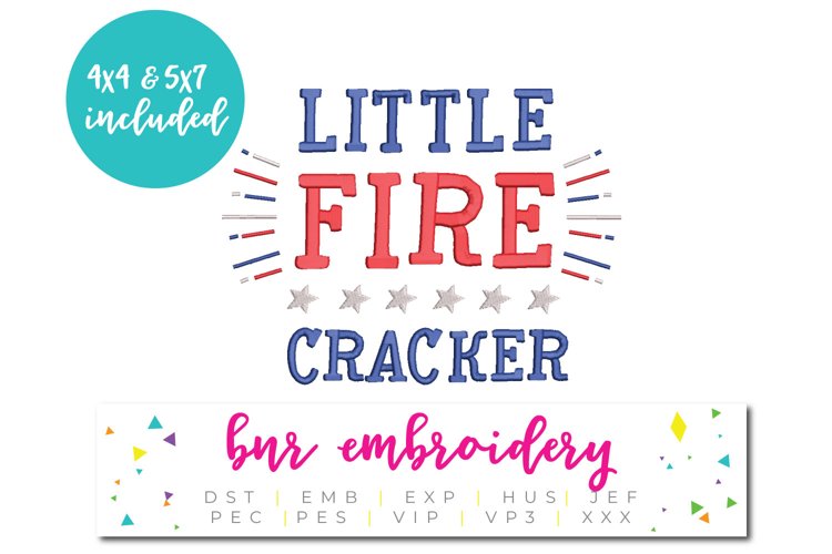 Fourth of July Machine Embroidery Design