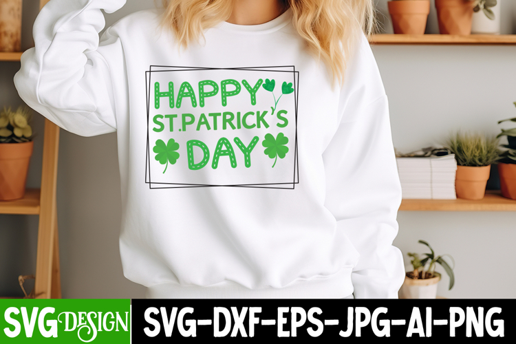 Happy St.Patrick’s Day SVG Design,Happy St.Patrick’s Day PNG