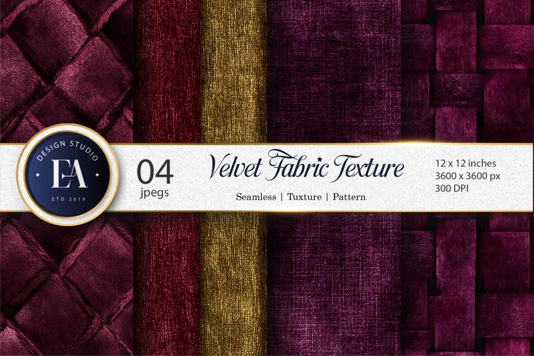 Rich Velvet Fabric Texture Seamless Design Digital Paper