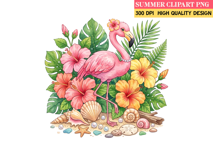 Summer Whimsical Clipart,Summer png,Beach Sublimation png