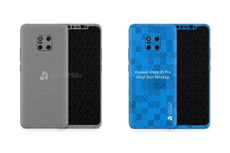 Huawei Mate 20 Pro Vinyl Skin Design Mockup 2018 example image 1