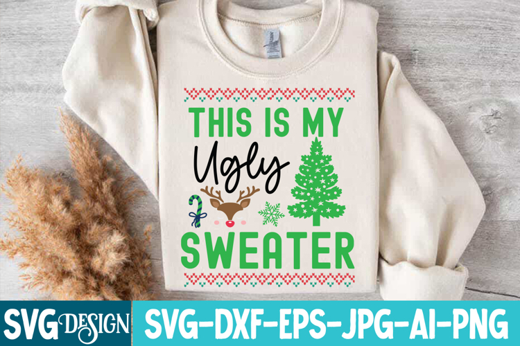 Ugly Christmas Sweater Clipart Image 20