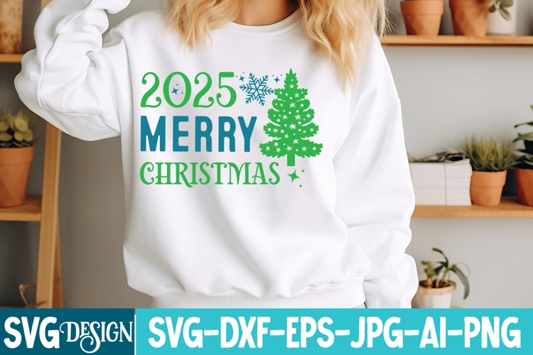 2025 Merry Christmas SVG Design,Christmas svg design