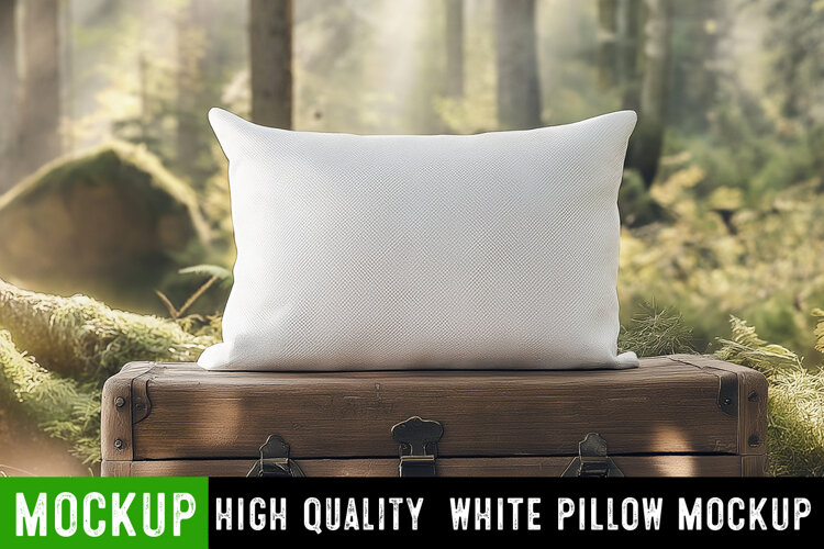 White Pillow Mockup,Mockup,Pillow Mockup Home Decor Designs example image 1