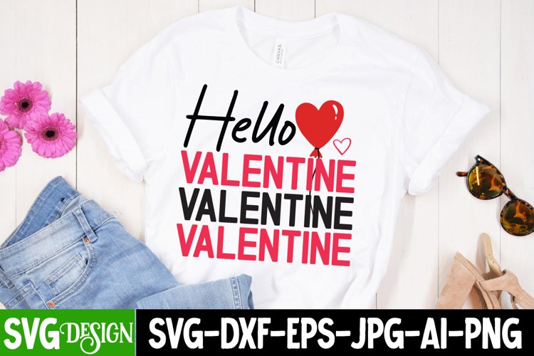 Hello Valentine Svg Image 15