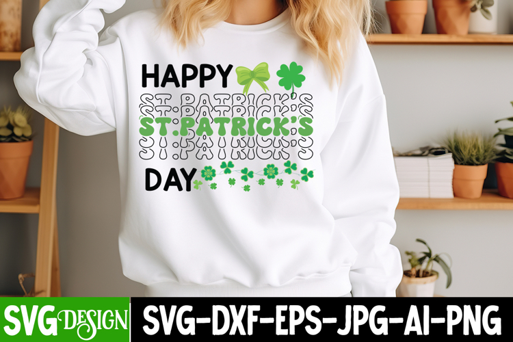 Happy St.Patrick’s Day SVG Design,Happy St.Patrick’s Day PNG